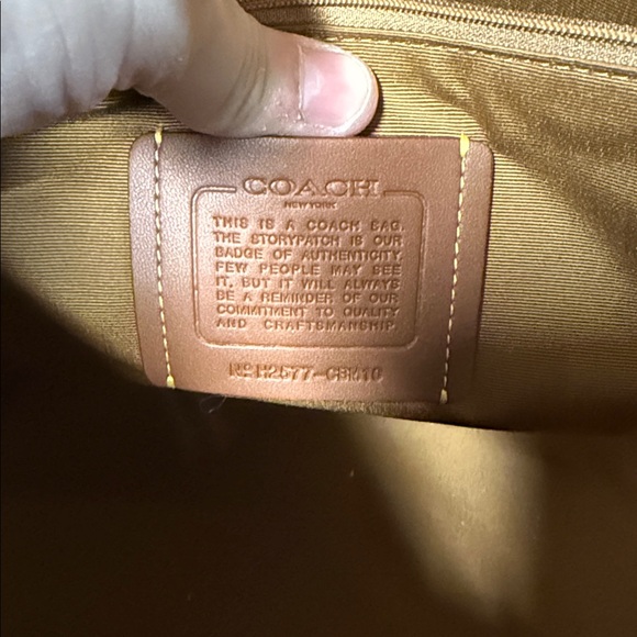 Coach Navy Leather with Logo Straps - Picture 7 of 7